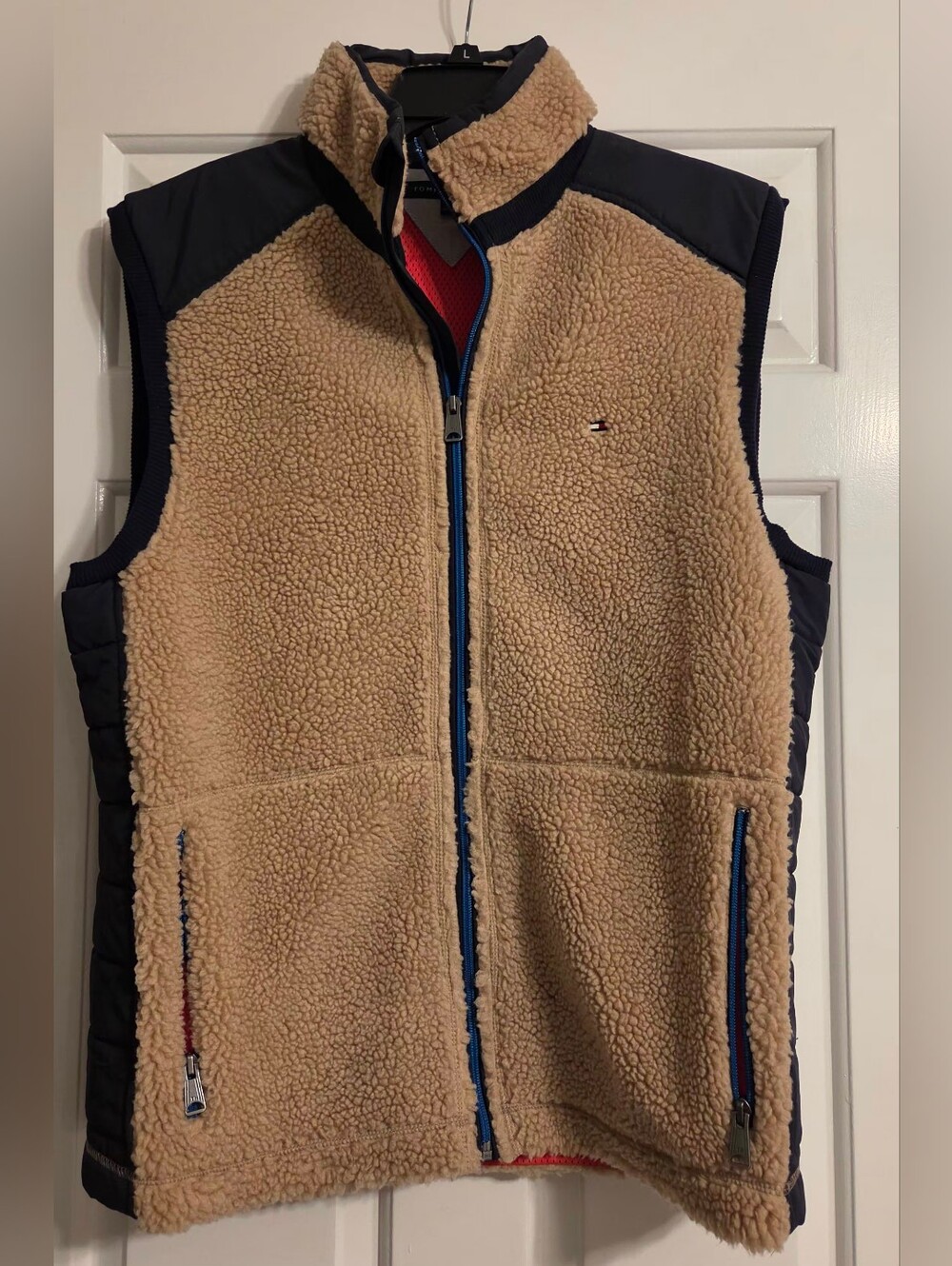 Tommy Hilfiger Men's Deep-Pile Sherpa Fleece Full-Zip Vest